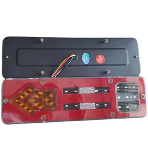 12V 24V Universal <b>LED</b> Tail <b>Lights</b> for Trucks Trailers Waterproof Stop Turn Signal <b>Lights</b> - Product Image 1