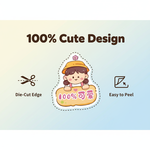 Personalized custom design logo <b>waterproof</b> <b>label</b> cartoon vinyl stickers custom printing die-cut stickers - Product Image 3