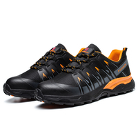 Crazy Horse cuir acier orteil hommes sport respirant Anti-crevaison Deltaplus chaussures de sécurité pour la randonnée