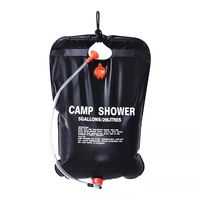 5gallons/20L PVC voyage plage Portable sac de douche solaire Camping en plein air pique-nique sac de stockage d'eau suspendu sac de bain