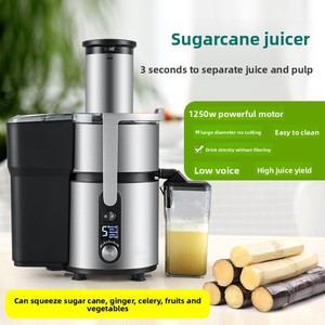 Estrattore di Succo di Canna da <span class=keywords><strong>Zucchero</strong></span> WanFeng per Uso Commerciale e Domestico, Completamente Automatico, 1200W 110V, con Separazione dei Residui - Product Image 2