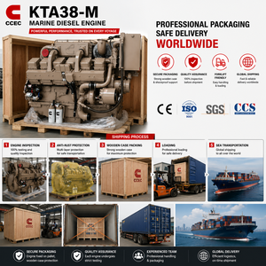 SCDC CCEC Cummis KTA38-M1 800PS 1800U/min V12 EPA Tier2 Doppelt Turboaufgeladener <span class=keywords><strong>4</strong></span>-Takt-Marinedieselmotor für Schleppboote - Product Image 4