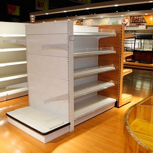 슈퍼마켓 상점 상점 전시 금속 철 선반 선반설치 벽돌쌓기 곤돌라 - Product Image 5