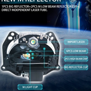 Sanvi Auto Light Factory's New ML350 65W 80W 6000K 3 Inch Laser Projector Lens <b>LED</b> Headlights for Car Lights Upgrading - Product Image 4