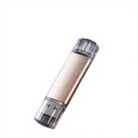 Flashdisk USB Metal Warna-warni USB2.0 1GB Portabel Cetak Warna Lengkap Sablon Logo Bisnis Kustom Anda