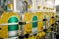 Machine de remplissage d'huile alimentaire en bouteille entièrement automatique haute précision à 4/6/8/10 têtes