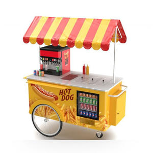 Carrito de <span class=keywords><strong>Hot</strong></span> Dogs Personalizado, Carrito Móvil de Venta de <span class=keywords><strong>Hot</strong></span> Dogs para Negocios de Comida Rápida - Product Image 2