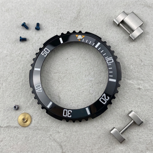 Prix d'usine SKX007 38mm Insert de lunette en céramique noire inclinée - Product Image 1