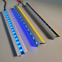 Profilé en aluminium pour bus Longueur personnalisée Marchepied LED Éclairage d'escalier Marchepied à LED pour bus