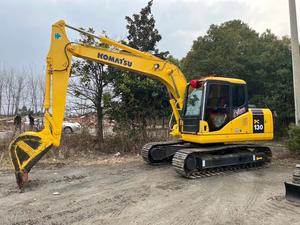 Excavatrice d'occasion Komatsu 130 d'importation japonaise d'origine avec moteur Cummins, modèle 2024, poids opérationnel de 13 tonnes - Product Image 6