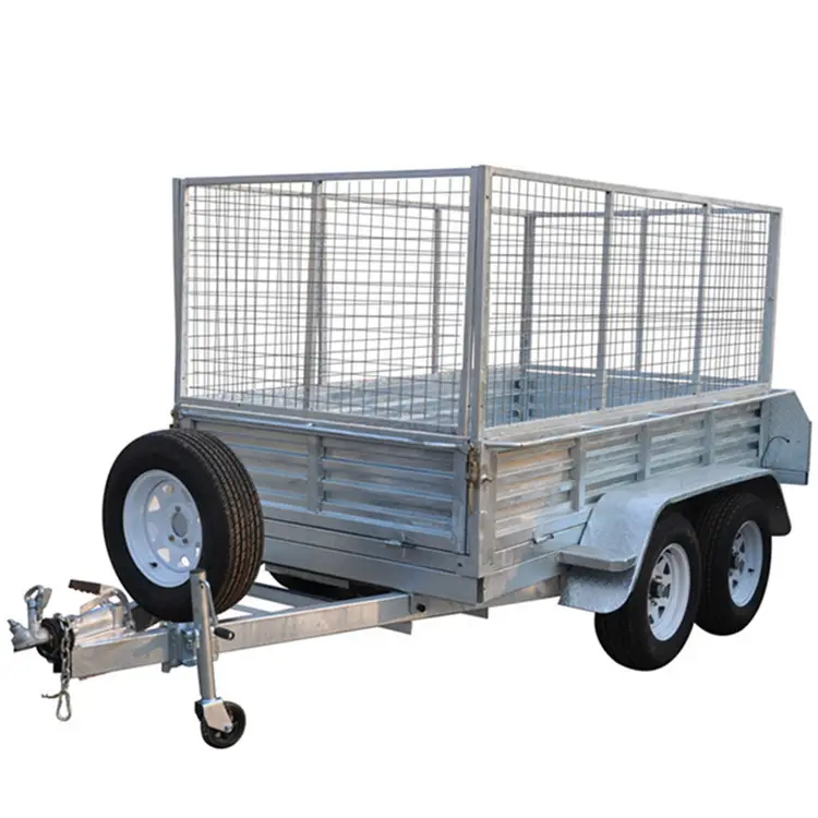 Reboque de carro galvanizado utilitário 4 rodas caminhão
