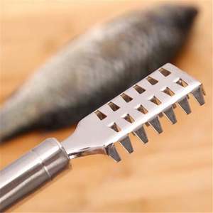 Cepillo para Pescado, Raspador de Escamas, Herramienta de Cocina para Eliminar Escamas Rápidamente, Cuchillo para Pescado, Pelador, Herramientas para Mariscos - Product Image 3