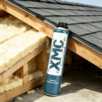 Mousse PU XMCW1 de qualité hivernale, sans fissures, sans fragilité, isolation thermique et contre le froid pour l'étanchéité des abris temporaires