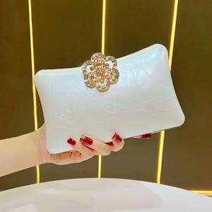 Luxury High-end Women's Evening bags Chains Diamond Flower <b>Wedding</b> Party Crossbody Bag Luxury Evening <b>Clutch</b> shoulder bag - Product Image 4