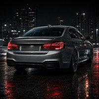 Nouvel ensemble de feux arrière à LED rouges BK pour BMW Série 3 E92 2006-2012, style Laser Line, clignotants séquentiels, feux de freinage, Plug & Play