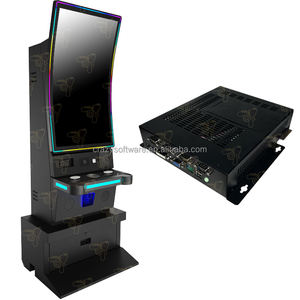 Machine de <span class=keywords><strong>jeu</strong></span> de compétences PA Market Underground Game Room Vanilla Hydro Cabinet avec écran incurvé de 43 pouces, porte-gobelet et panneau de boutons poussoirs - Product Image 4