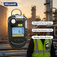 Détecteur de gaz portable, moniteur de gaz rechargeable, détecteur intelligent d'éthylène, portable et manuel