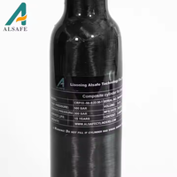 Bouteille de gaz en fibre de carbone Alsafe haute pression 0,22 L 300 bar 220 cc HPA