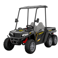 Nuova Auto Elettrica per Bambini Lorda 2026 a Sei Ruote con Sedile, Smontaggio con Un Clic e Allarme di Bassa Carica, Batteria 12V UTV
