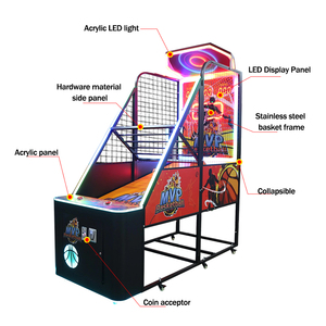Gioco Arcade di basket Indoor MVP-sfida di tiro interattivo con sistema di ritorno della palla - Product Image 2