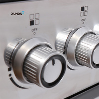 Cuisinière à gaz Xunda au design moderne et innovant, 4 brûleurs, avec four