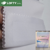 Tissu extensible bidirectionnel en tricot warpknit 230 g/m² pour mur d'images de stand d'exposition