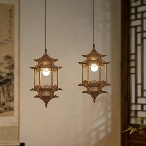 Lámpara de Entrada para Salón de Té Zen, <span class=keywords><strong>Restaurante</strong></span>, Edificio de Estilo Antiguo, <span class=keywords><strong>Casa</strong></span>, Pabellón, con Estética de la Dinastía Song de Estilo Chino Nuevo - Product Image 2