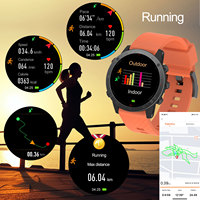 Reloj Inteligente de Pesca Profesional con Ícono de Pronóstico del Tiempo, Resistente al Agua 5 ATM, Acabado Premium Plateado, Proveedor de Alta Calidad