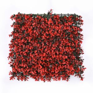UV Protected Plastic Lawn Artificial Green Boxwood Hedge Grass Backdrop Panel Wall Plant for Greenery Wall