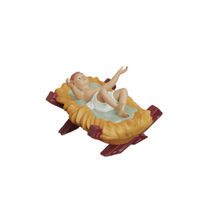 Figurine <span class=keywords><strong>de</strong></span> bébé <span class=keywords><strong>Jésus</strong></span> en résine personnalisée pour collection religieuse Statue <span class=keywords><strong>de</strong></span> bébé <span class=keywords><strong>Jésus</strong></span> avec <span class=keywords><strong>berceau</strong></span> pour décor <span class=keywords><strong>de</strong></span> nativité <span class=keywords><strong>de</strong></span> Noël - Product Image 3