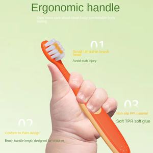 Sikat Gigi Bulu Lembut Anak 3-12 Tahun Gagang Plastik Kepadatan Tinggi Penggunaan Rumah Perawatan Bayi Kesehatan Gigi - Product Image 3