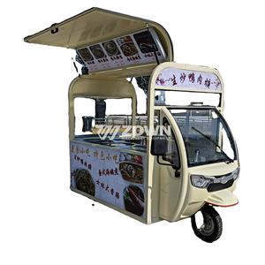 <span class=keywords><strong>Promotion</strong></span> chaude électrique Street Food Tuk Tuk Tricycle de café 3 roues chariot de crème glacée en vente avec <span class=keywords><strong>climatiseur</strong></span> - Product Image 1