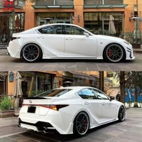 Kit aérodynamique en fibre de carbone de style ART de haute qualité pour Lexus IS 2021-2024 : Lame avant, jupes latérales, diffuseur arrière, spoiler, extensions d'ailes