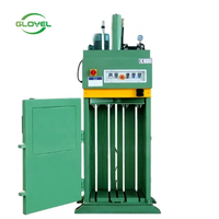 Presse à balles verticale compacte Gloyel GY6040T10A 600 kg pour déchets métalliques, canettes en aluminium, papier, plastique, bouteilles – Facile à utiliser