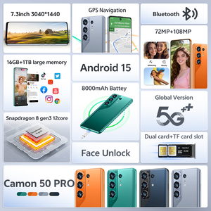 Dispositivo Móvil Camon 50Pro 5G <span class=keywords><strong>de</strong></span> Alta Definición, Pantalla Grande <span class=keywords><strong>de</strong></span> 120Hz, Deca Core, 16GB, 1TB, Carga Rápida - Product Image 3