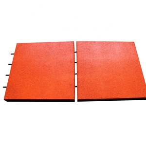 Đầy Màu sắc EPDM gạch cao su sân chơi ngoài trời cho trẻ em vui chơi giải trí an toàn cao su sàn bề mặt lồng vào nhau sân chơi gạch - Product Image 2