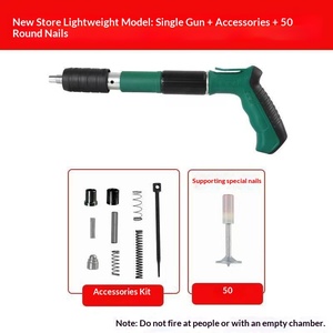Foreign Trade Mini Gun Staple Gun Silencer Nail Gun Nagler Ceiling Tool Wall Trunking Fixed Nagler Generation - Product Image 6