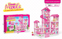 INTGAMX Grands puzzles, modèles de villas et châteaux de luxe, maisons de poupées, chambres de poupées, lits de poupées, vêtements pour poupées et accessoires pour poupées, etc.