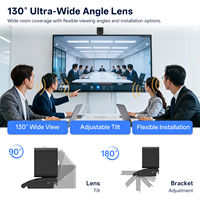 Webcam pour ordinateur PC en vente flash, pour diffusion en direct, appels vidéo, conférences, travail, webcam 4k