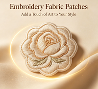 Parches Personalizados Bordados en 3D, Ecológicos y Duraderos, para Coser o Planchar en Ropa, con Diseños de Flores y Alfabeto