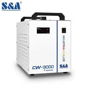 S & A CW-3000DG 110V มินิน้ำหมุนเวียน Passive Cooling CNC แกนทำความเย็น