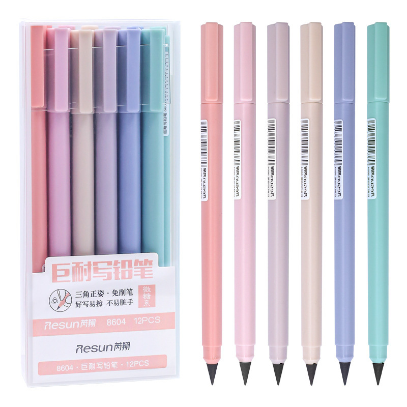 Wholesale Novelty Eternal Pencil Space Inkless Writing forever Pencils Replaceable Head Infinite Office School Pen