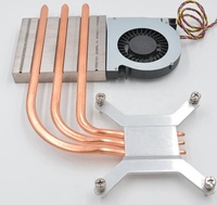 Personnaliser tout-en-un dissipateur thermique pour PC refroidisseur de CPU dissipateur de caloduc à ailettes en aluminium pour ordinateur
