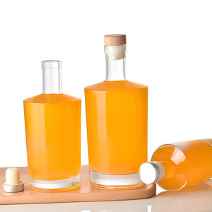 19 anni all'ingrosso chiaro classico vuoto <span class=keywords><strong>Vodka</strong></span> Tequila liquore di vetro bottiglia di Gin con sughero - Product Image 1