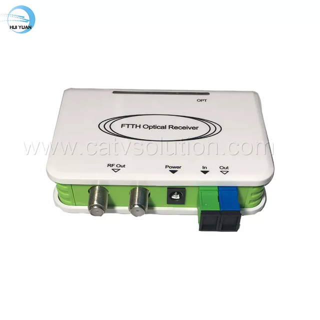 Node Triplexer Minimode Pon Onu Mini FTTH Optical WDM Receiver With Two RF Port