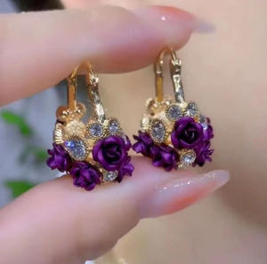 ต่างหูแบบห่วงแฟชั่นสำหรับผู้หญิงไม่ก่อให้เกิดอาการแพ้ - Product Image 6