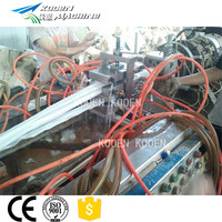 Línea de producción de extrusión de perfiles de puertas y ventanas, Pvc, Upvc, Wpc