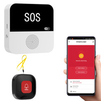 Surveillance des patients âgés Système d'alerte SOS WiFi Tuya Smart App Bouton de panique d'urgence Bracelet SOS Bouton d'appel Système d'alarme