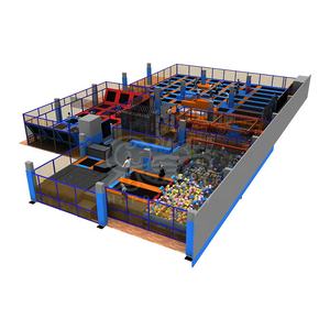 Terrain de jeu intérieur de saut de lit de <span class=keywords><strong>trampoline</strong></span> de <span class=keywords><strong>fitness</strong></span> personnalisé Ninja Warrior parcours d'obstacles pour enfants - Product Image 1