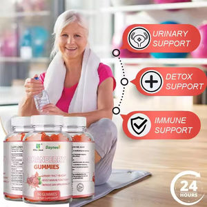 Bonbons gélifiés à la canneberge bio 100% véganes et à base de plantes, enrichis en biotine et vitamines, pour stimuler le système immunitaire et améliorer l'apparence de la peau - Product Image 3